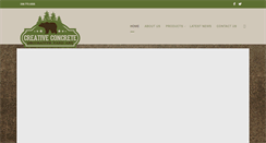 Desktop Screenshot of creativeconcreteart.com