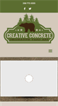 Mobile Screenshot of creativeconcreteart.com